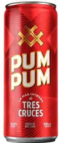 Cerveza PUM PUM de tres cruces 473 ml (SUPER OFERTA)