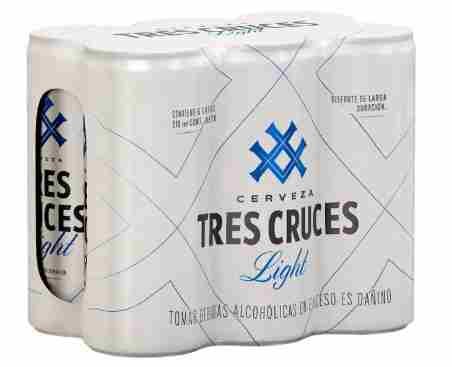 Cerveza Tres Cruces ligth lata 473 ml (SUPER OFERTA)